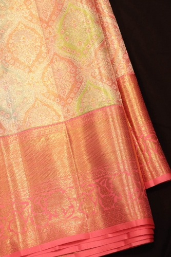 Contemporary Bridal Tissue Kanjeevaram Silk Saree